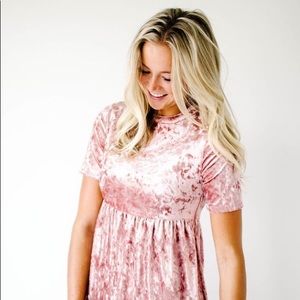 Halsey velvet dress NWT